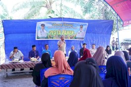 Hadiri Pesta Panen, Bupati Irwan Pastikan Pengairan Permanen bagi Desa Tawakua