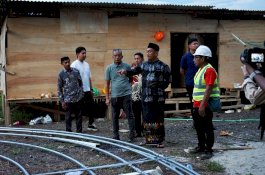 Bupati Luwu Timur Pantau Progres Dapur MBG dan Islamic Center Mahalona Raya