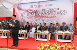 Momentum Hari Pahlawan, Bupati Irwan Ajak Masyarakat Terus Bergerak Lanjutkan Perjuangan