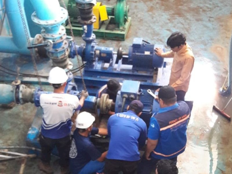 PDAM akan melakukan perbaikan pompa berkapasitas 50 liter per detik (Lps) di Instalasi Gatot Subroto pada Kamis, 11 Desember 2025. @Jejakfakta/dok. Istimewa