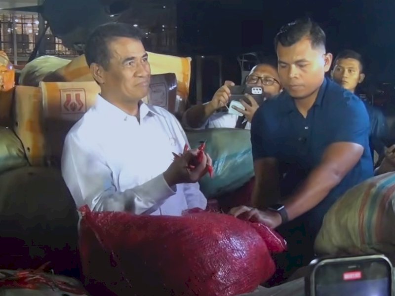 Menteri Pertanian menyerap 40 ton cabai dari petani di Kabupaten Aceh Tengah dan Bener Mirah. @jejakfakta.com/Dok. Kementan RI