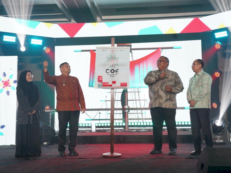 Pemerintah Kota Makassar secara resmi meluncurkan Calendar of Event (CoE) 2026. @Jejakfakta/dok. Humas Pemkot Makassar