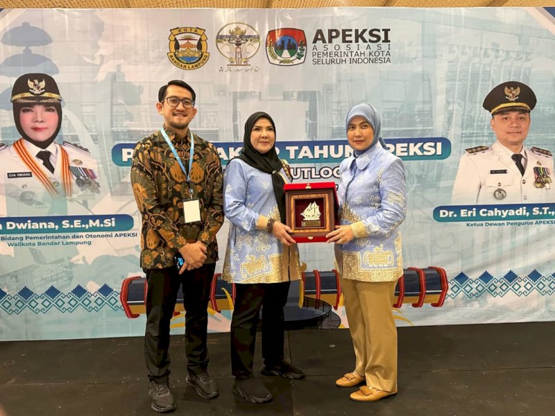 Wakil Wali Kota Makassar, Aliyah Mustika Ilham, mengikuti rangkaian kegiatan Asosiasi Pemerintah Kota Seluruh Indonesia (APEKSI) Outlook 2025 yang digelar di Bandar Lampung, Sabtu (20/12/2025). @Jejakfakta/dok. Humas Pemkot Makassar