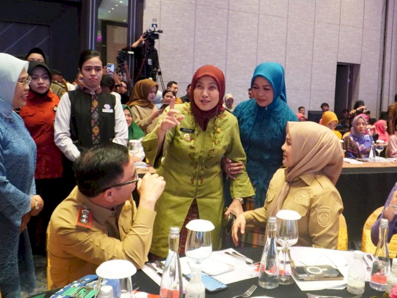 Wakil Wali Kota Makassar, Aliyah Mustika Ilham, saat menghadiri Puncak Peringatan Hari Ibu ke-97 Tingkat Provinsi Sulawesi Selatan yang digelar di Hotel Claro Makassar, Senin (22/12/2025). @Jejakfakta/dok. Humas Pemkot Makassar