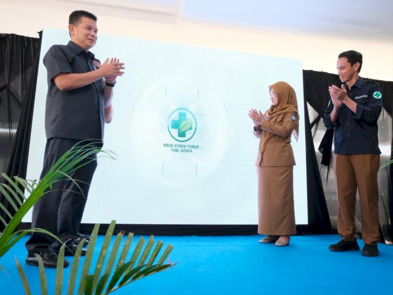 Bupati Gowa, Sitti Husniah Talenrang, resmi melaunching penerapan Badan Layanan Umum Daerah (BLUD) pada Rumah Sakit Umum Daerah (RSUD) Syekh Yusuf Kabupaten Gowa, Senin (5/1/2026). @Jejakfakta/dok. Humas Pemkab Gowa