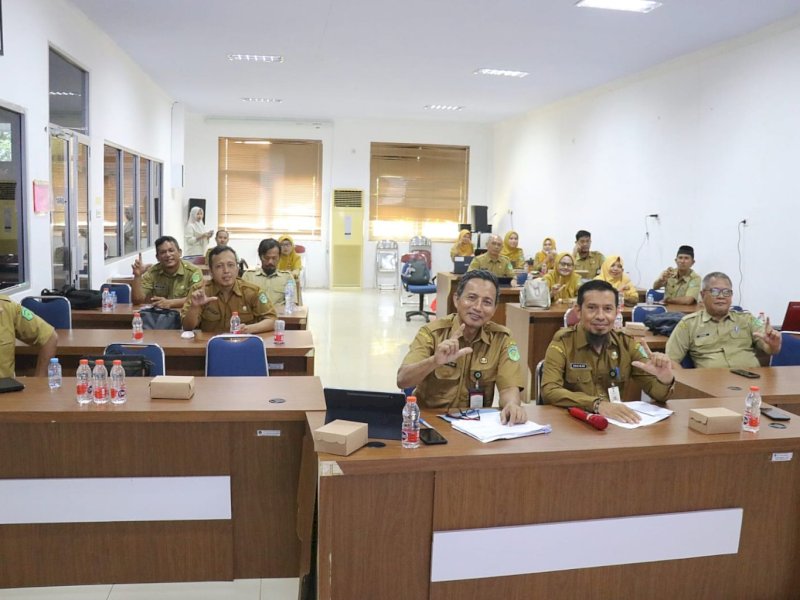 Pemaparan Rencana Tindak Pengendalian (RTP) oleh Inspektorat Kabupaten Luwu Timur dalam forum evaluasi yang digelar Badan Pengawasan Keuangan dan Pembangunan (BPKP) Perwakilan Provinsi Sulawesi Selatan, Senin (12/1/2026). @Jejakfakta/dok. IKP-Humas/Diskominfo-SP