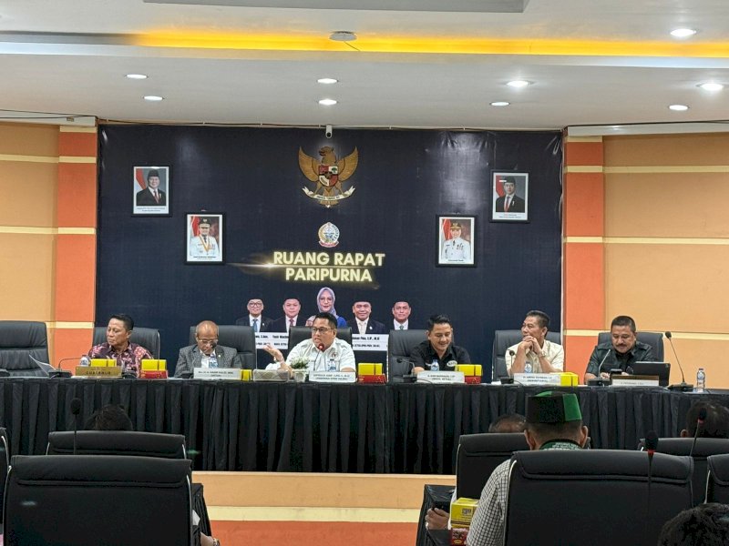 Rapat Dengar Pendapat (RDP) yang digelar DPRD Provinsi Sulawesi Selatan. @Jejakfakta/Istimewa
