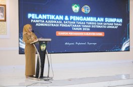 Pelantikan Panitia PTSL 2026, Bupati Gowa: Program Negara Harus Bersih, Profesional, dan Berpihak ke Rakyat