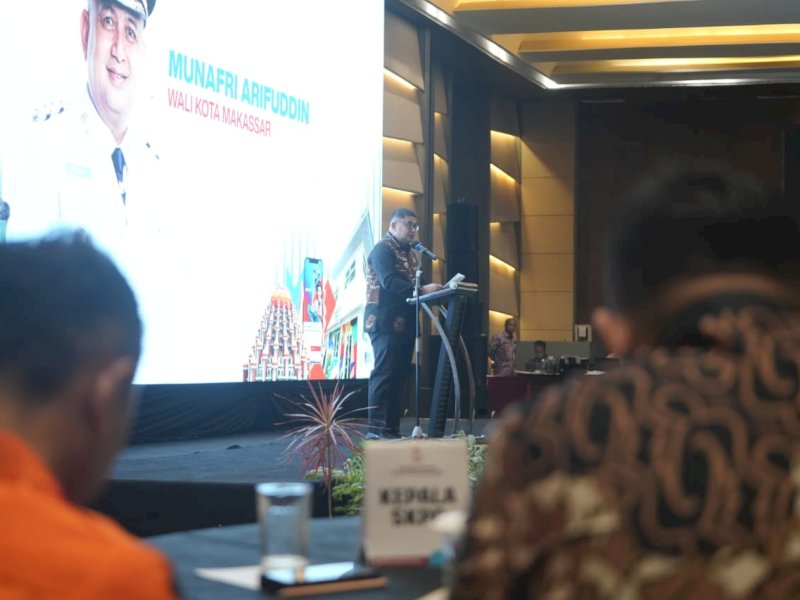 Wali Kota Makassar, Munafri Arifuddin, saat menghadiri  Forum Konsultasi Publik Rancangan Awal Rencana Kerja Pemerintah Daerah (RKPD) Kota Makassar Tahun 2027,  yang digelar di Hotel Novotel Makassar, Kamis (29/1/2026). @Jejakfakta/dok. Humas Pemkot Makassar