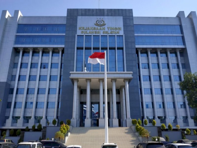 Gedung Kantor Kejaksaan Tinggi Sulawesi Selatan di Jalan Urip Sumoharjo, Kota Makassar. @Jejakfakta/Istimewa