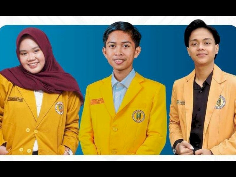 Pimpinan terpilih PP IPM periode 2026-2028 hasil Muktamar XXIV di Makassar. Dari kiri ke kanan: Tsabita Ikrima Al Arify (Sekretaris Jenderal); Dany Rahmat Muharram (Ketua Umum); Rizky Anugrah Robby (Bendahara Umum). Foto: instagram.com/@ppipm