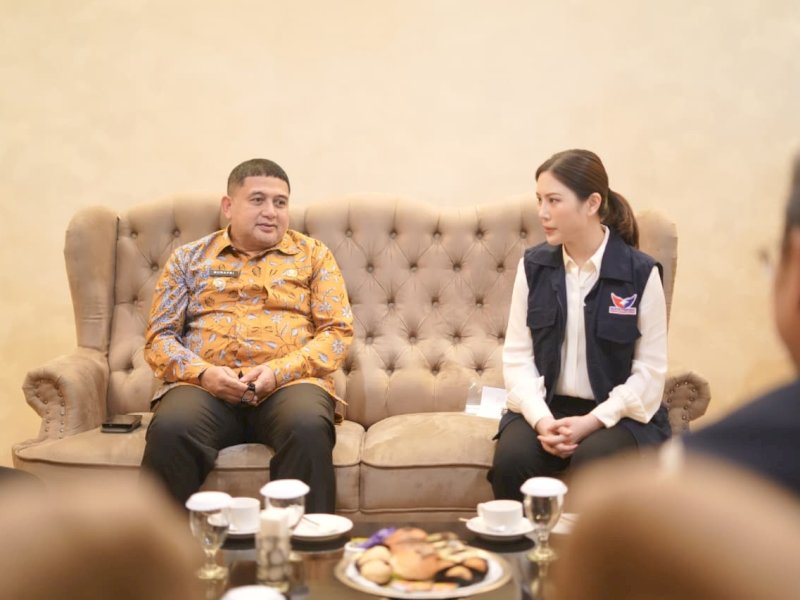 Wali Kota Makassar, Munafri Arifuddin, saat menghadiri pelantikan pengurus Dewan Pimpinan Wilayah (DPW) Partai Perindo Sulawesi Selatan yang digelar di Hotel Claro Makassar, Kamis (5/2/2026). @Jejakfakta/dok. Humas Pemkot Makassar