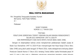 Sambut Ramadan 1447 H, Wali Kota Makassar Terbitkan Edaran Penutupan Sementara THM Mulai 17 Februari 2026