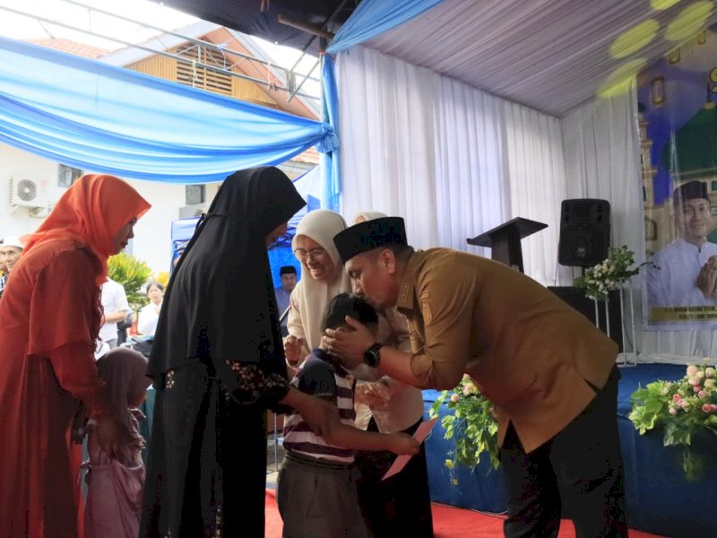 Bupati Luwu Timur, Irwan Bachri Syam, saat Safari Ramadhan Pemerintah Kabupaten Luwu Timur yang berlangsung di Kecamatan Wasuponda. @Jejakfakta/dok. Humas Pemkab Lutim