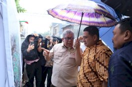 Wali Kota Makassar Dampingi Wamen PKP Tinjau Kawasan Kumuh di Tallo, Pemkot Usulkan Hunian Vertikal