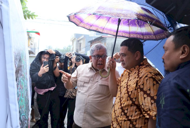Wali Kota Makassar Dampingi Wamen PKP Tinjau Kawasan Kumuh di Tallo, Pemkot Usulkan Hunian Vertikal