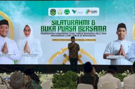 Bupati Irwan Buka Puasa Bersama KKLT dan Mahasiswa Lutim, Paparkan Program Beasiswa hingga Ambulans Desa