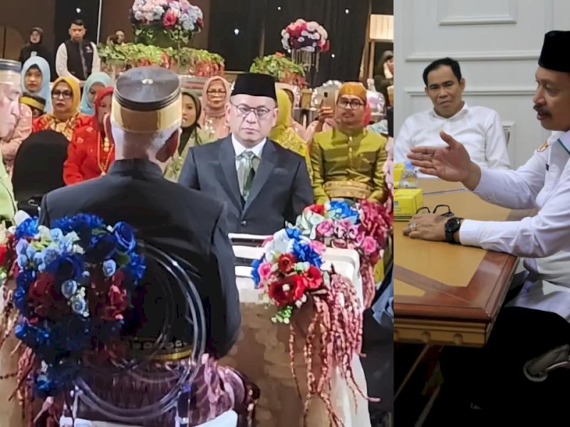 Proses akad nikah. Dalam kurun waktu empat hari, sebanyak 168 pasangan calon pengantin (catin) tercatat mendaftar untuk menikah di bulan Syawal 1447 Hijriah. @Jejakfakta/dok. Istimewa