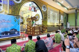 Bupati Sitti Husniah Talenrang Ajak Warga Gowa Jaga Persatuan di Momentum Halalbihalal DMI