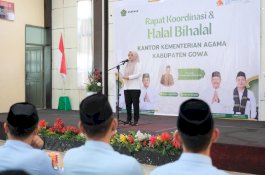 Bupati Gowa Serukan Tabayyun di Era Informasi, Halal Bihalal Kemenag Jadi Momentum Perkuat Harmoni