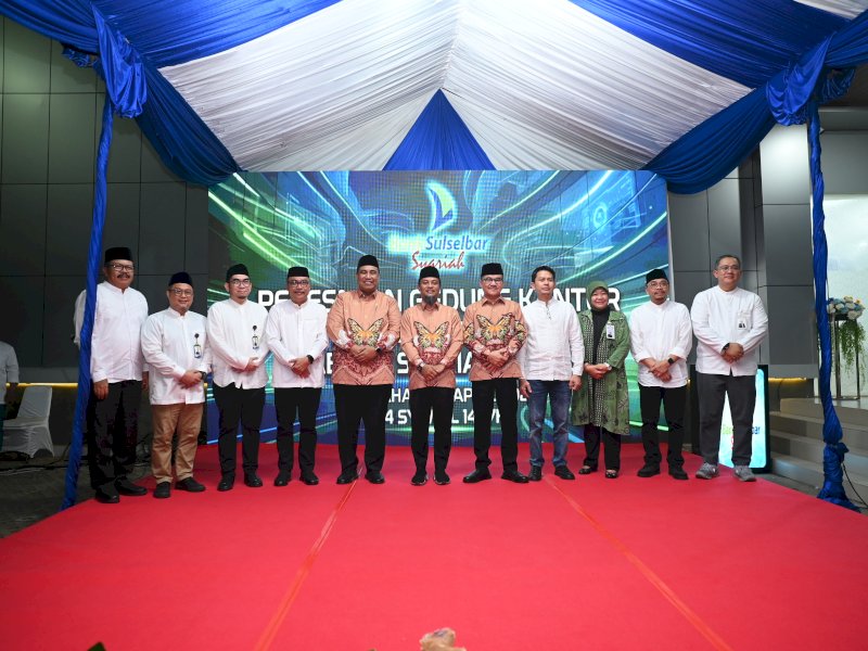 Bank Sulselbar resmikan Kantor Cabang Syariah (KCS) Maros yang berlangsung di Jl. Baddare Daeng Situru, Kelurahan Turikale, Kecamatan Turikale, Kabupaten Maros, Minggu (12/4/2026). @Jejakfakta/dok. Istimewa