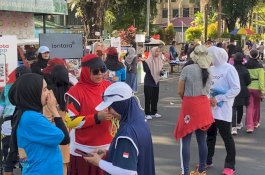 Dekatkan Layanan ke Masyarakat, Tim Lontara+ Ramaikan CFD Makassar