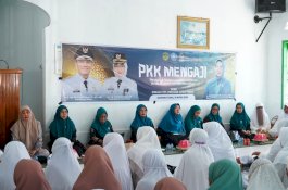 PKK Luwu Timur Perkuat Spiritual dan Kebersamaan, PKK Mengaji di Mangkutana Disambut Antusias