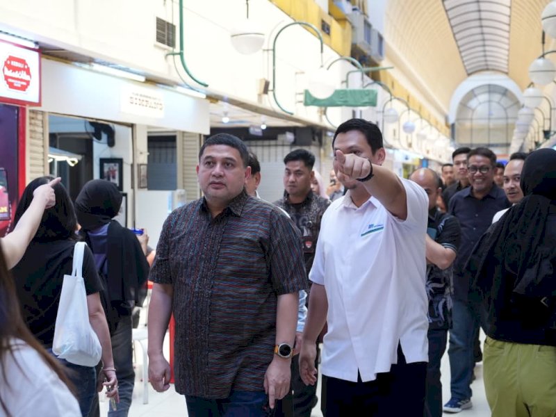 Wali Kota Makassar Munafri Arifuddin, saat berkunjung ke kawasan Blok M Jakarta, Selasa (21/4/2026). @Jejakfakta/dok. Humas Pemkot Makassar