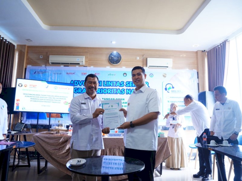 Balai Besar Pengawas Obat dan Makanan (BBPOM) Makassar melaksanakan kegiatan advokasi lintas sektor di Kabupaten Pangkep, Rabu (22/4/2026). @jejakfaktcom/Humas Pemda Pangkep