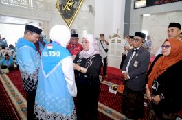 Lepas 387 JCH Kloter Pertama, Bupati Gowa Titip Doa untuk Kemajuan Daerah