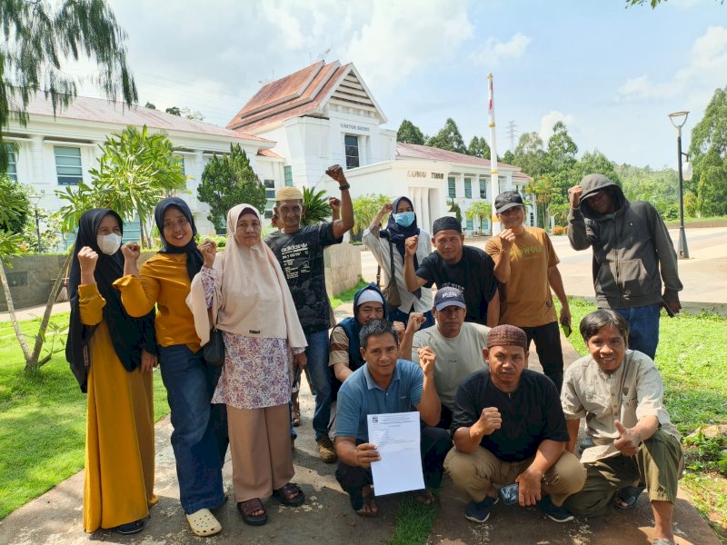 Petani Laoli menyatakan penolakan terhadap tawaran santunan dari pemerintah daerah untuk pelepasan tanah, tanaman, dan rumah warga, melalui surat keberatan yang dikirimkan kepada Pemerintah Kabupaten Luwu Timur pada Kamis (23/4/2026). @Jejakfakta/dok. Istimewa 
