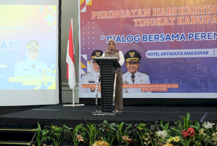 Momentum Hari Kartini, Bupati Gowa Dorong Perempuan Berdaya dan Berperan dalam Pembangunan