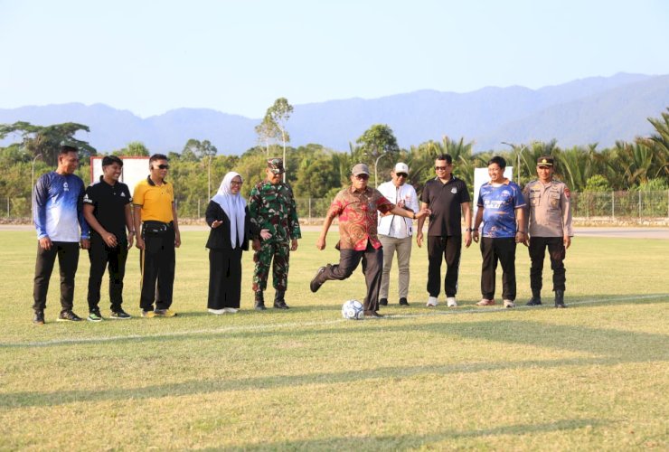 Sekda Lutim Buka Liga Pelajar, Ajang Lahirkan Bibit Unggul Sepak Bola