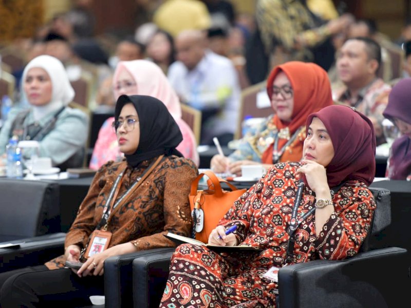  Wakil Wali Kota Makassar, Aliyah Mustika Ilham, saat menghadiri kegiatan Bimbingan Teknis (Bimtek) dan Silaturahmi Asosiasi Wakil Kepala Daerah Seluruh Indonesia (ASWAKADA) Tahun 2026 yang berlangsung pada 27&ndash;28 April 2026 di Golden Boutique Hotel Kemayoran, Jakarta. @Jejakfakta/dok. Humas Pemkot Makassar