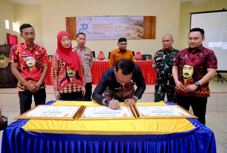 Pemkab Gowa&ndash;BPS Perkuat Desa Berbasis Data, Program Desa Cantik Jadi Kunci Perencanaan Tepat Sasaran