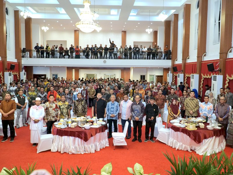 Welcome Dinner di Rumah Jabatan Gubernur Sulsel, Jumat malam (1/5/2026). @jejakfaktacom/Humas Pemda Pangkep