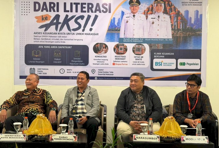 Pemkot Makassar Dorong UMKM Naik Kelas, Literasi Keuangan Kini Tak Sekadar Teori