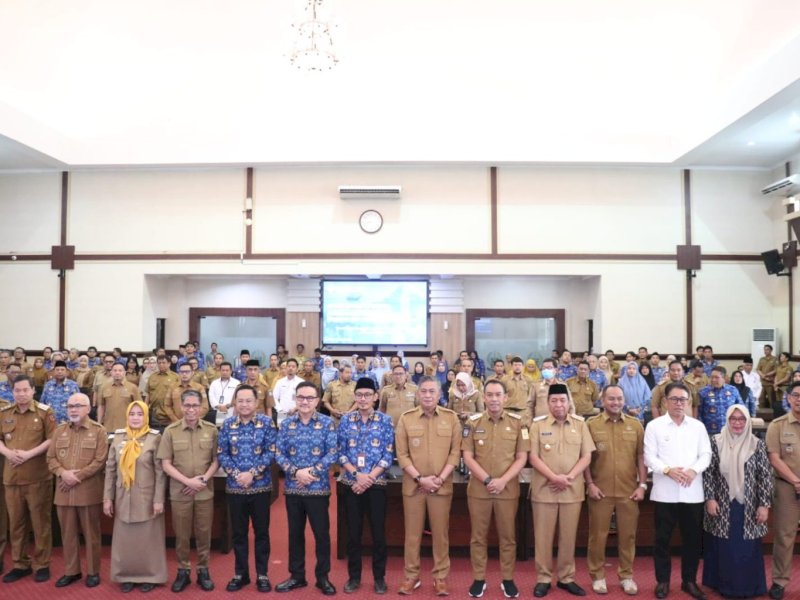 Wakil Bupati Puspawati Husler saat menghadiri Musyawarah Perencanaan Pembangunan (Musrenbang) Tematik Penyusunan Rencana Penanggulangan Kemiskinan Provinsi Sulawesi Selatan 2027 di Kantor Gubernur Sulsel, Senin (20/04/2026). @Jejakfakta/dok. Istimewa