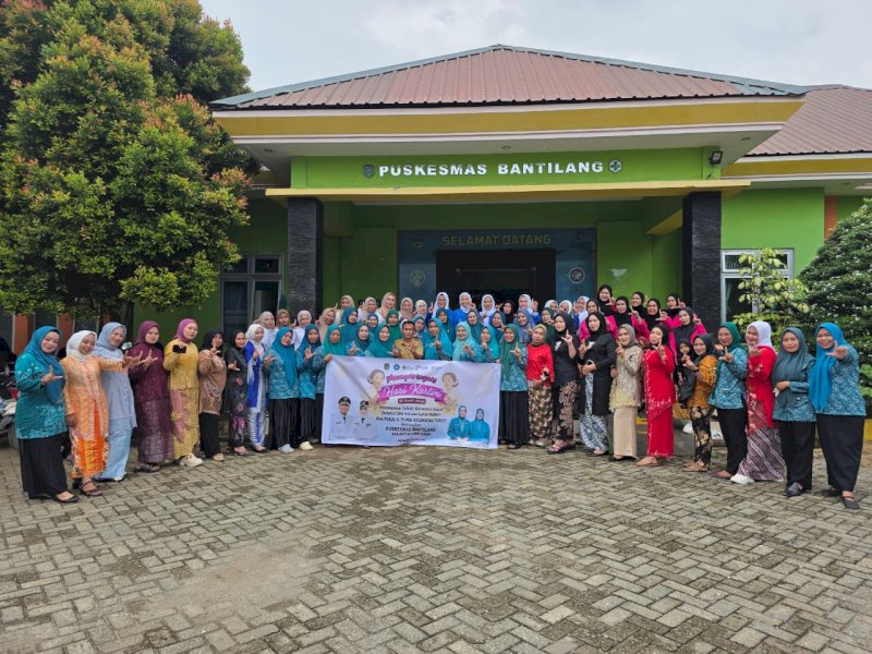  Momentum Hari Kartini 2026 dimanfaatkan Tim Penggerak PKK Kabupaten Luwu Timur bersama Dinas Kesehatan untuk memperluas akses layanan kesehatan perempuan melalui program deteksi dini kanker serviks gratis, dengan pusat kegiatan berlangsung di Puskesmas Malili, Selasa (21/04/2026). @Jejakfakta/dok. Istimewa
