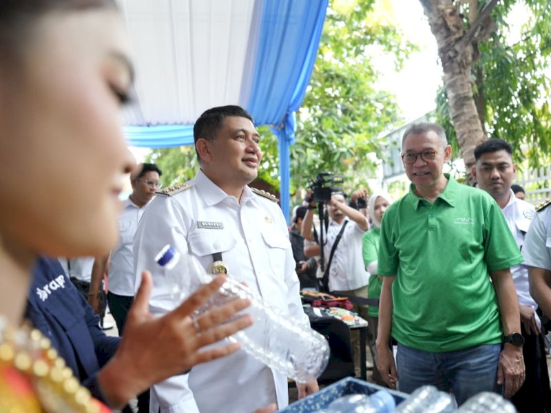 Wali Kota Makassar, Munafri Arifuddin, saat menghadiri Program Komunitas Berdaya Nusantara untuk Pemberdayaan Perempuan di Kantor Lurah Pannampu, Kecamatan Tallo, Rabu (13/5/2026). @Jejakfakta/dok. Humas Pemkot Makassar