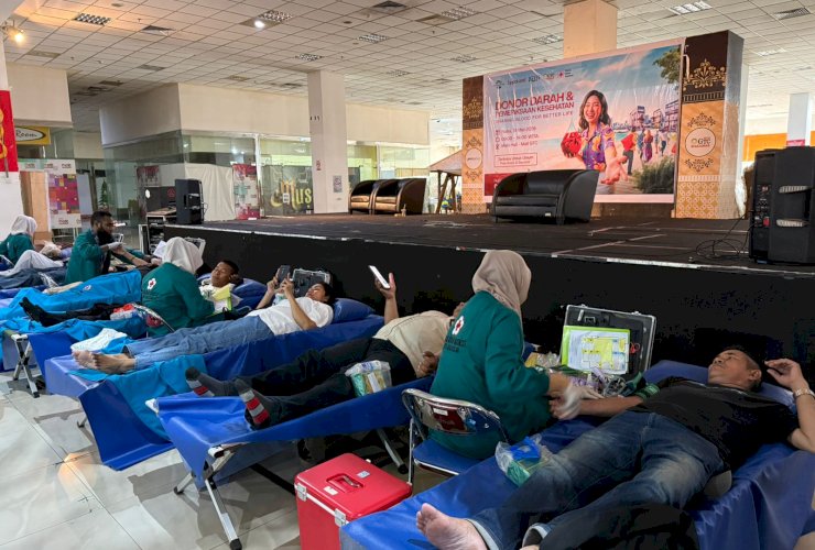 GMTD Peringati Hari Hipertensi Sedunia, 120 Kantong Darah Terkumpul di Mall GTC Makassar