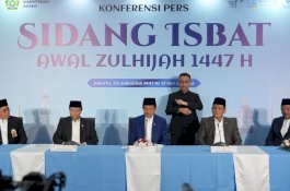 Pemerintah Tetapkan 1 Zulhijah 1447 H Jatuh 18 Mei 2026, Iduladha 27 Mei 2026