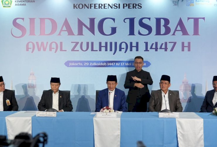 Pemerintah Tetapkan 1 Zulhijah 1447 H Jatuh 18 Mei 2026, Iduladha 27 Mei 2026