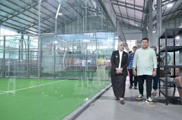 Aliyah Mustika Ilham Hadiri Grand Opening Megahputra Arena, Dorong Sport Tourism dan Gaya Hidup Sehat di Makassar