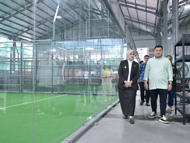 Wakil Wali Kota Makassar, Aliyah Mustika Ilham menghadiri Grand Opening Megahputra Arena, di Jalan Satando I, Makassar, Rabu (20/5/2026). @Jejakfakta/dok. Humas Pemkot Makassar