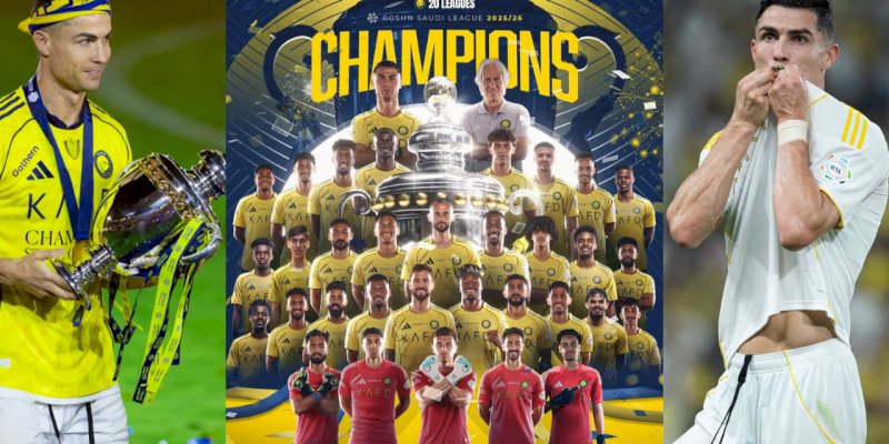 Ronaldo Menangis Bahagia, Al Nassr Akhirnya Juara Liga Arab Saudi 2025/2026