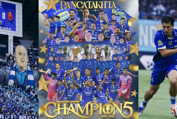 Persib Bandung Raih Hattrick Juara Super League 2025-2026, Unggul Head-to-Head atas Borneo FC