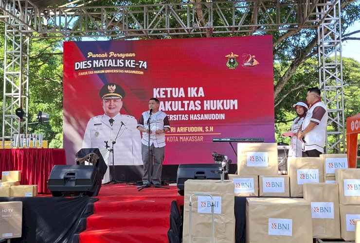 Dies Natalis ke-74 FH Unhas, Munafri Soroti Kekuatan Alumni sebagai Modal Bangun Generasi Masa Depan