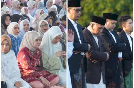 Munafri-Aliyah Salat Idul Adha Bersama Ribuan Warga di Karebosi, Serukan Semangat Berbagi dan Kepedulian Sosial