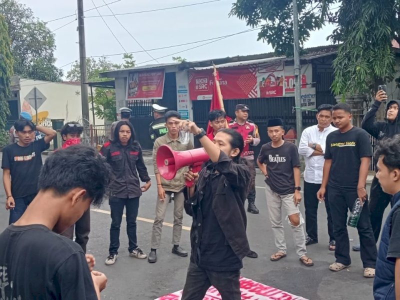 Aksi demonstrasi yang digelar Himpunan Mahasiswa Bantaeng Raya berujung pembubaran paksa dan dugaan kekerasan terhadap massa aksi, pada Jumat (29/5/2026). @Jejakfakta/dok. kysanews.com